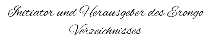 Initiator und Herausgeber des Erongo Verzeichnisses